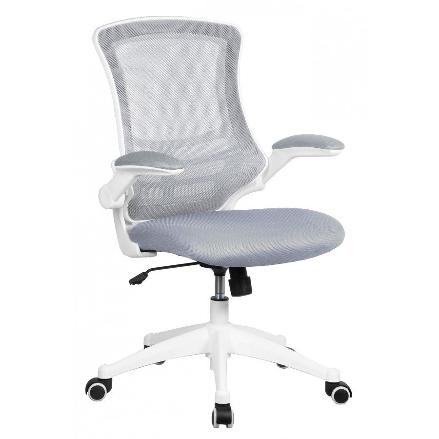 Luna White Mesh Designer Office Chair